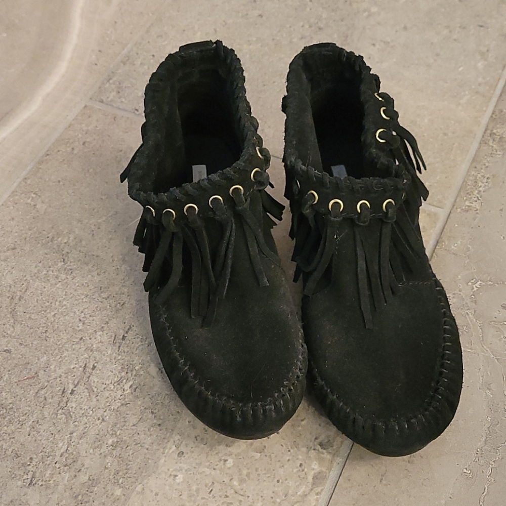 Suede Moccasins